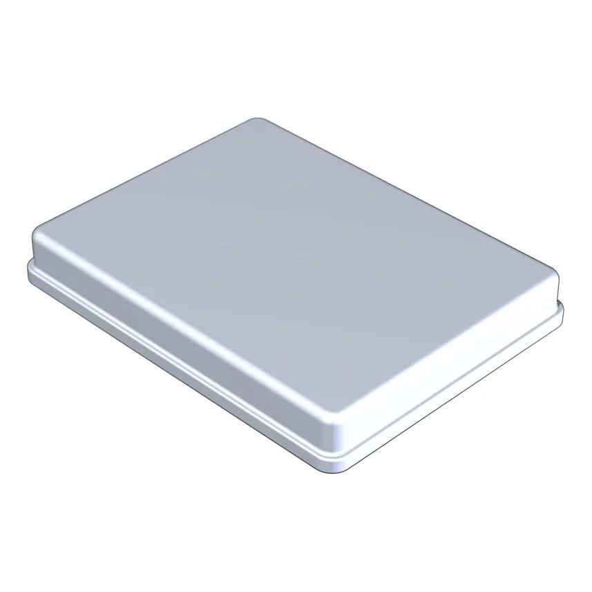 Aluminium Tray deksel - Zilver, voor tray 18 x 14 cm