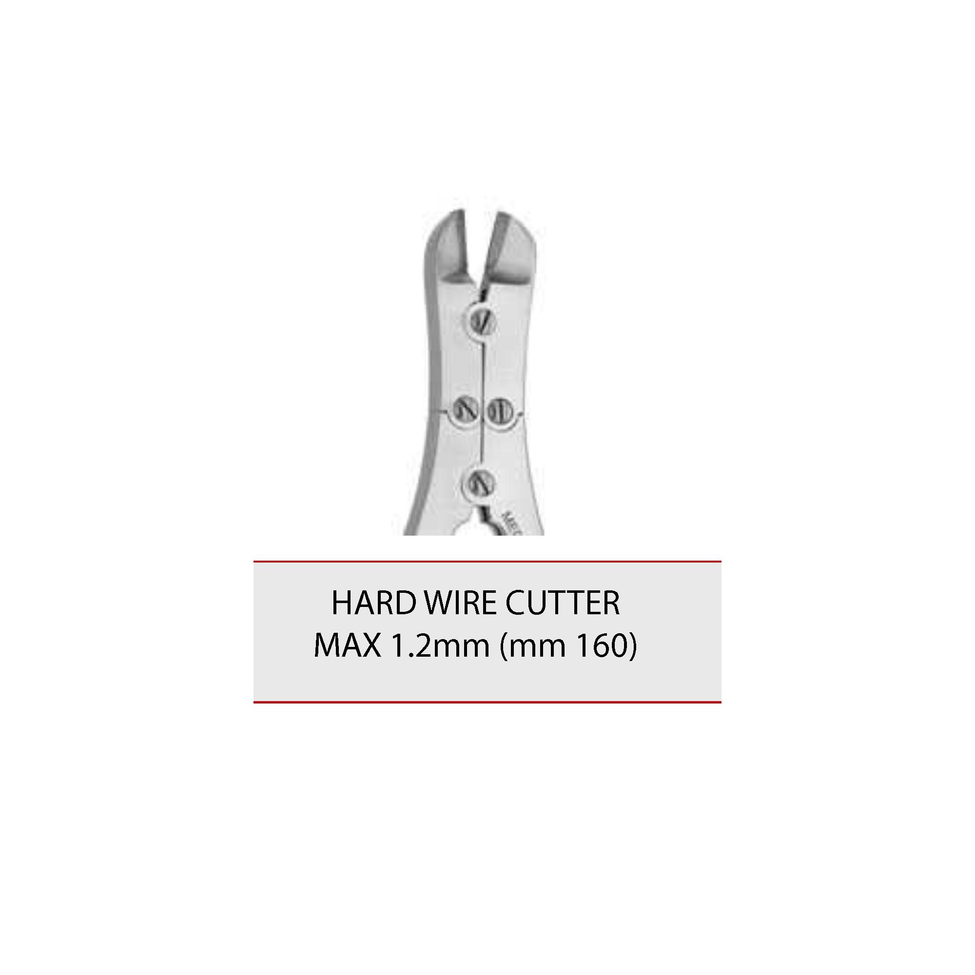 Pince coupe-fil dur 1,2 mm (160 mm) réf. 1022-4