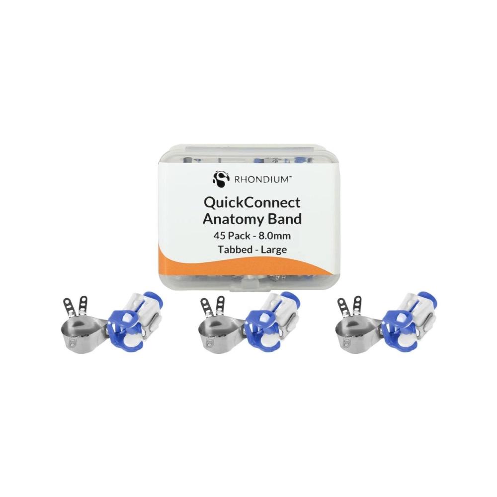 Rhondium QuickConnect Tabbed large 8,0 mm violet 45 pcs