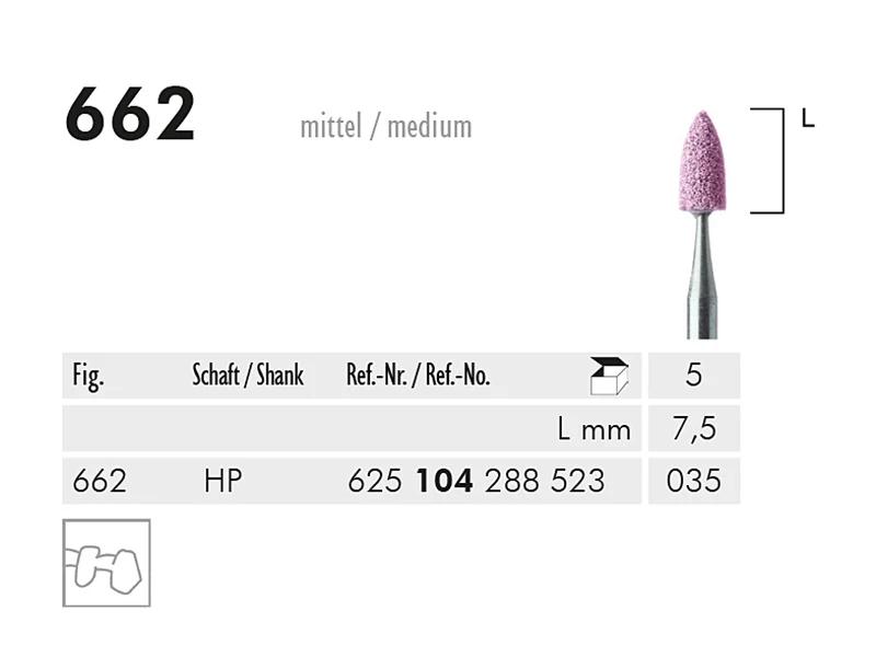 662 HP abrasif (pink, medium)