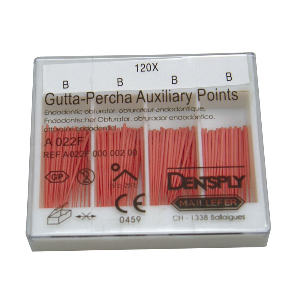 CONES DE GUTTA PERCHA AUXILIAIRES A022 F (120)