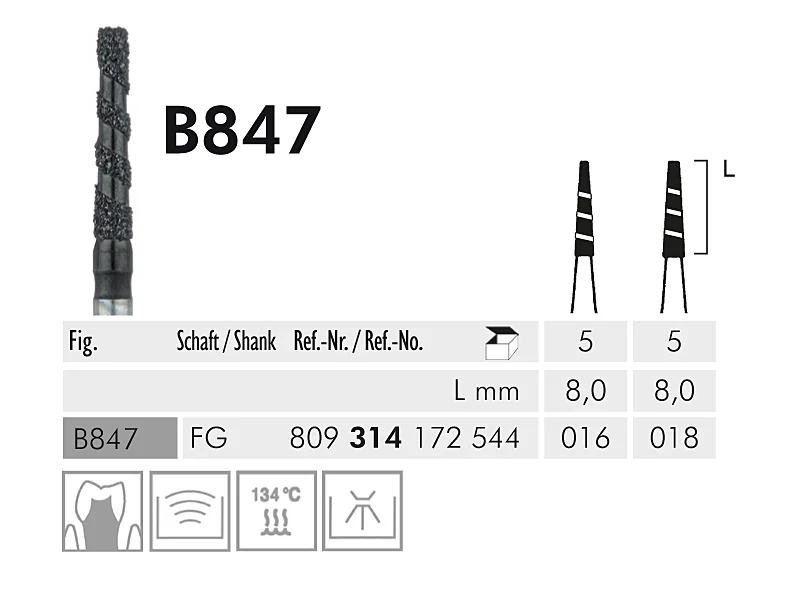 B 847 Black Cobra diamantinstrument