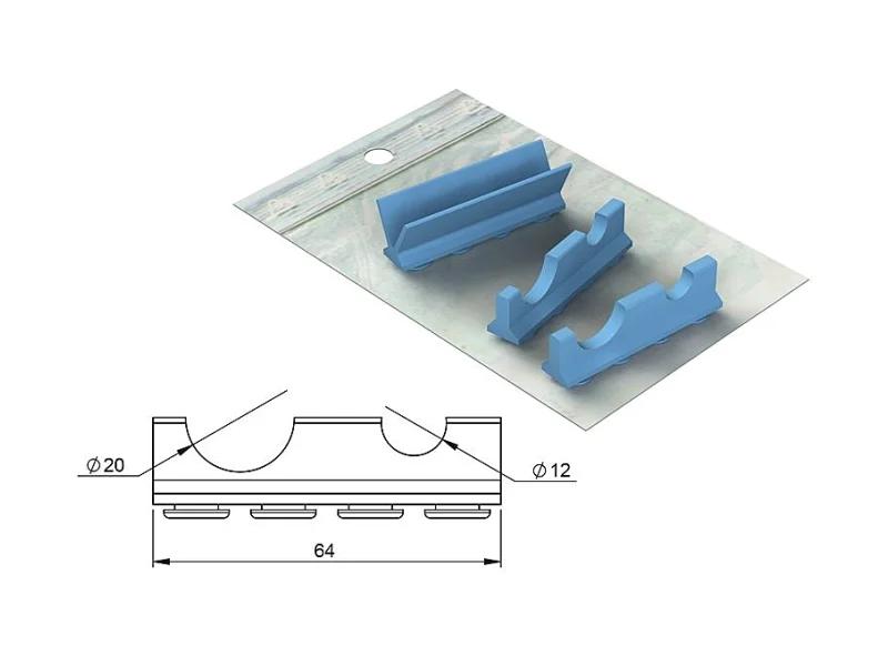 Réassorts silicones pour Cassette classique 18x7 - Handpiece (x2)