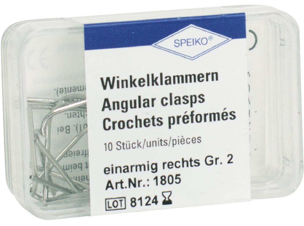 Hoekklemmen maat 2 rechts 10st