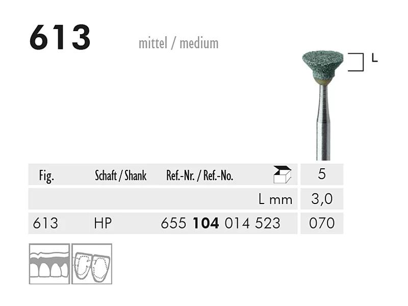 613 HP abrasif (green, medium)