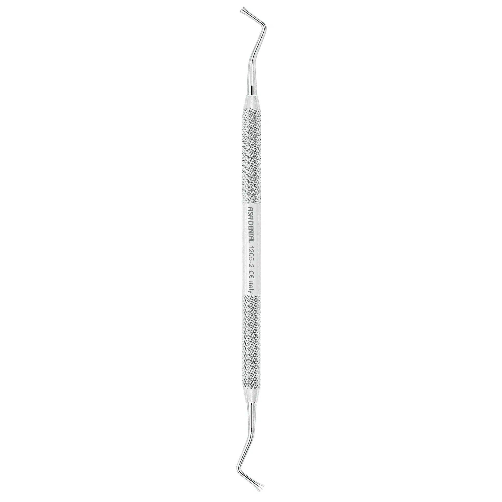 Fouloir à amalgame Asa Dental #2 Ward strié (2,4 mm - 2,8 mm)