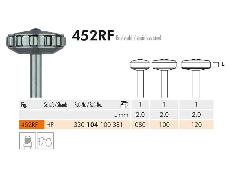 452 RF instrument en acier (riveter)