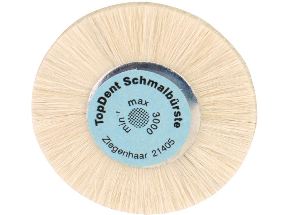 Brosse étroite en poils de chèvre blanc 48 mm pc