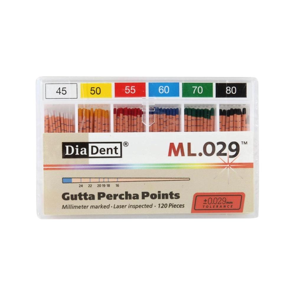 DiaDent Pointes de Gutta Percha ML.029™ assortiment