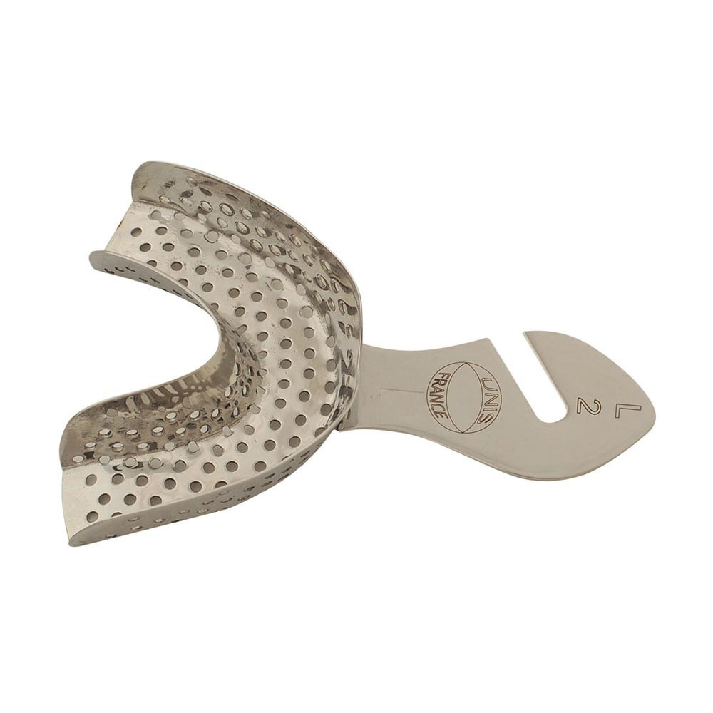 INOX AFDUKLEPELS - GEPERFOREERD - UNIS