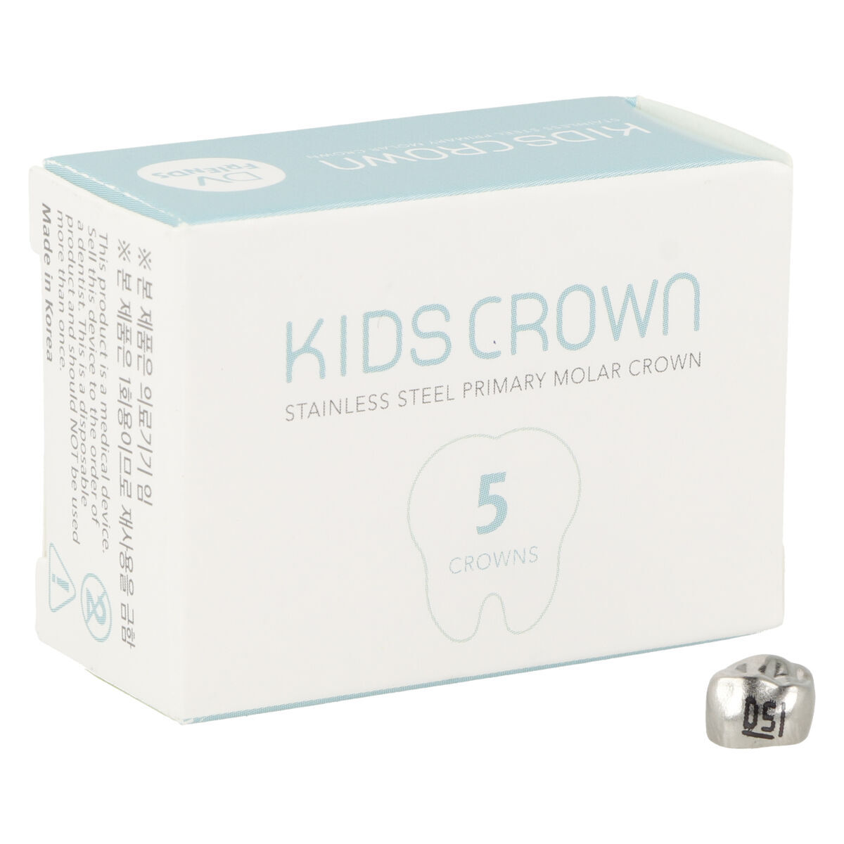 KidsCrown Couronnes provisoires pour dents de lait 1ère molaire UR - 7
