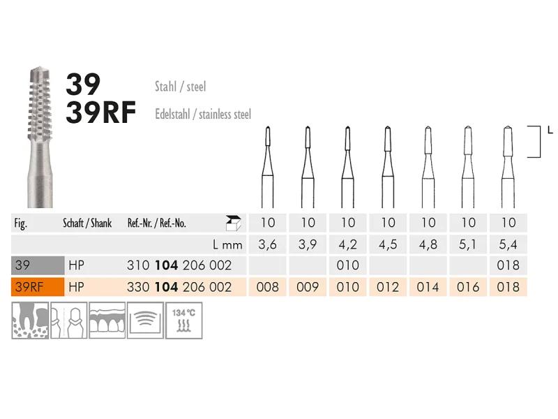 39 (RF) instrument en acier