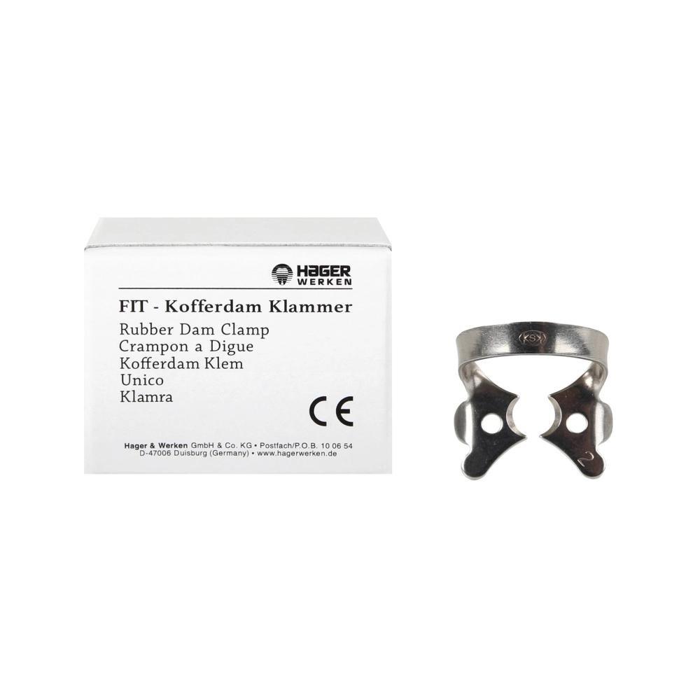 Fit® cofferdamklem bicuspid winged
