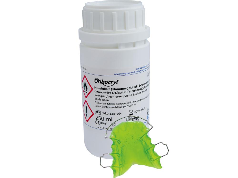 Orthocryl®-vloeistof (monomeer), neongroen