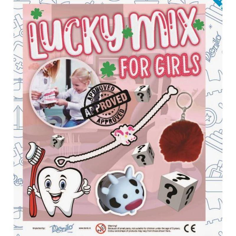 Denlo jouets en capsules pour distributeur Lucky Mix filles 50 mm (100 pcs)