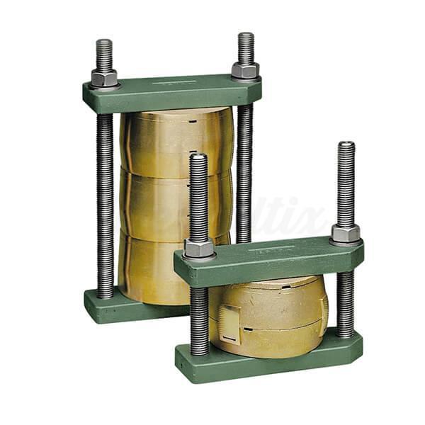 Brides pour presse en aluminium 2 moufles