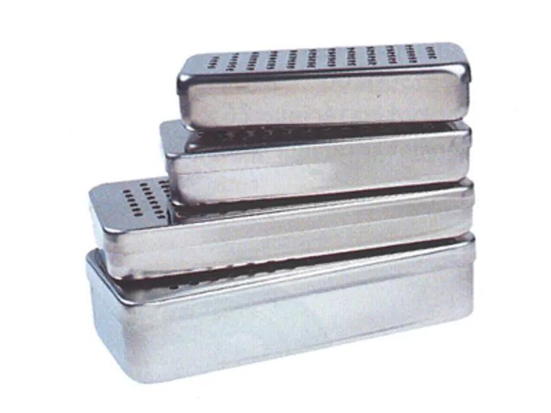 Boite Inox Perforee 21X10X3Cm
