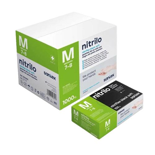Gants Médicaux en Nitrile Noir