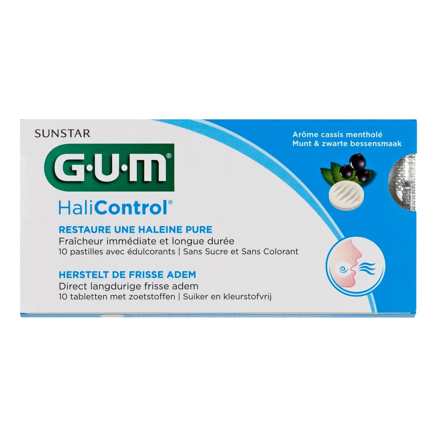 Pastilles Menthe Sans Sucre Hali Control Gum