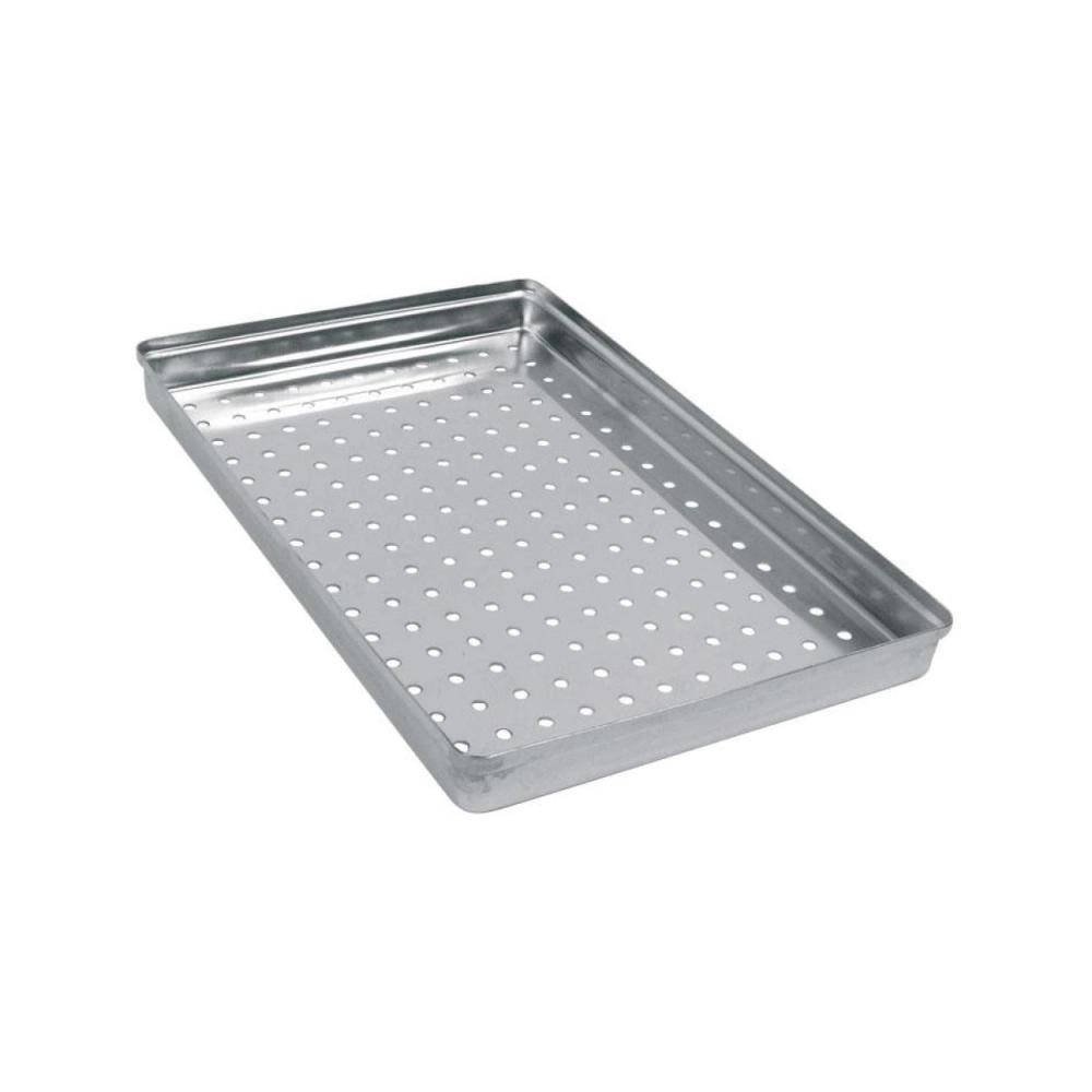 COUVERCLE INOX - PERFORE - 28X18X2,5CM