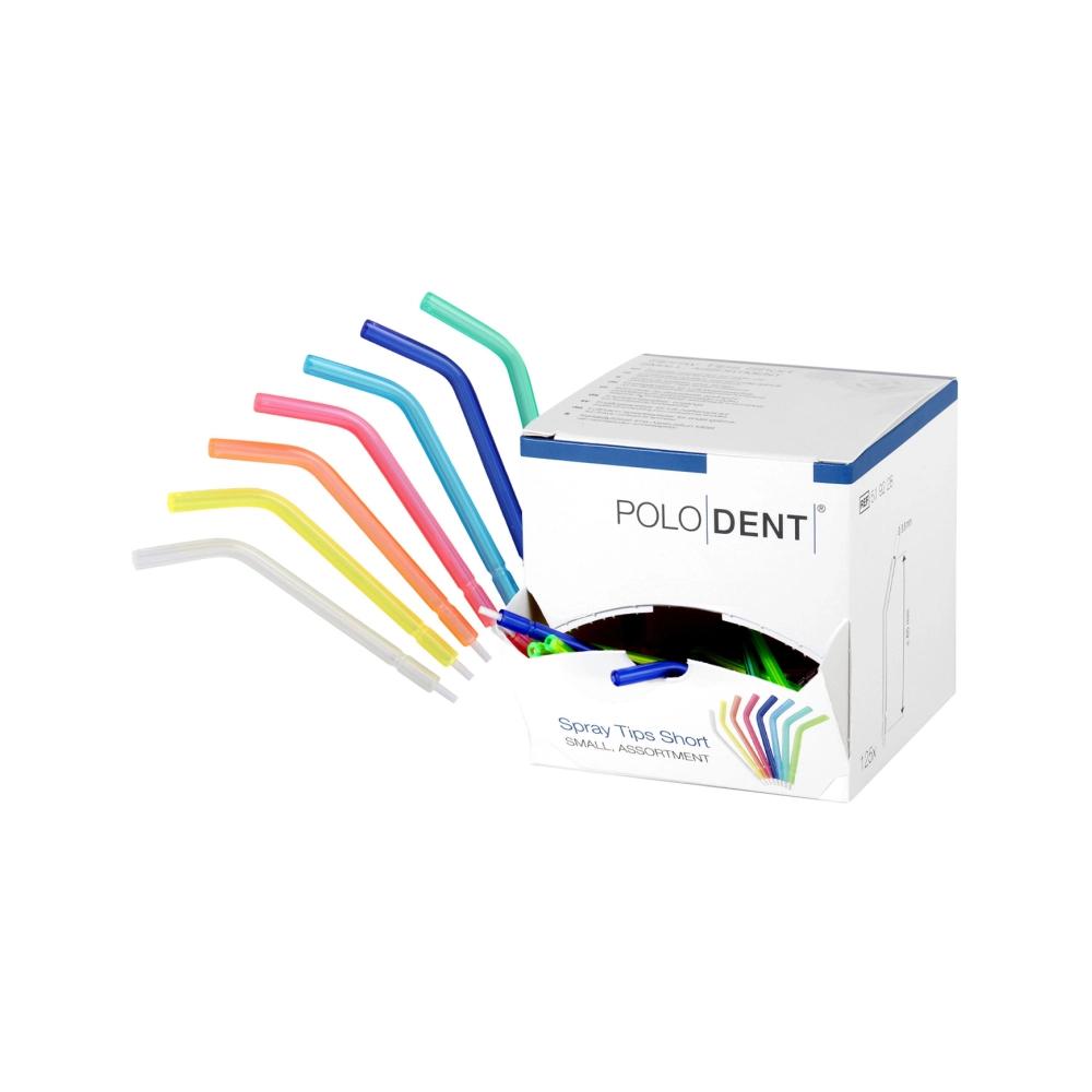 PoloDent Embouts jetables small court assortiment 125 pcs