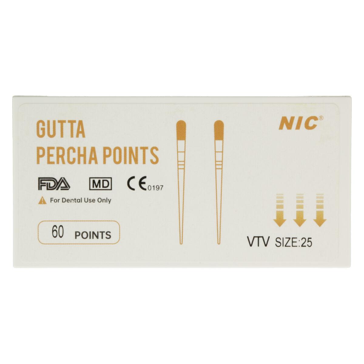 NIC® Gutta Percha Points - R25