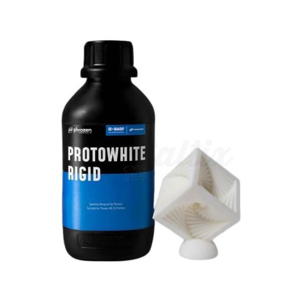 Protowhite Rigid Resin : Résine rigide pour l'impression 3D (1 kg)