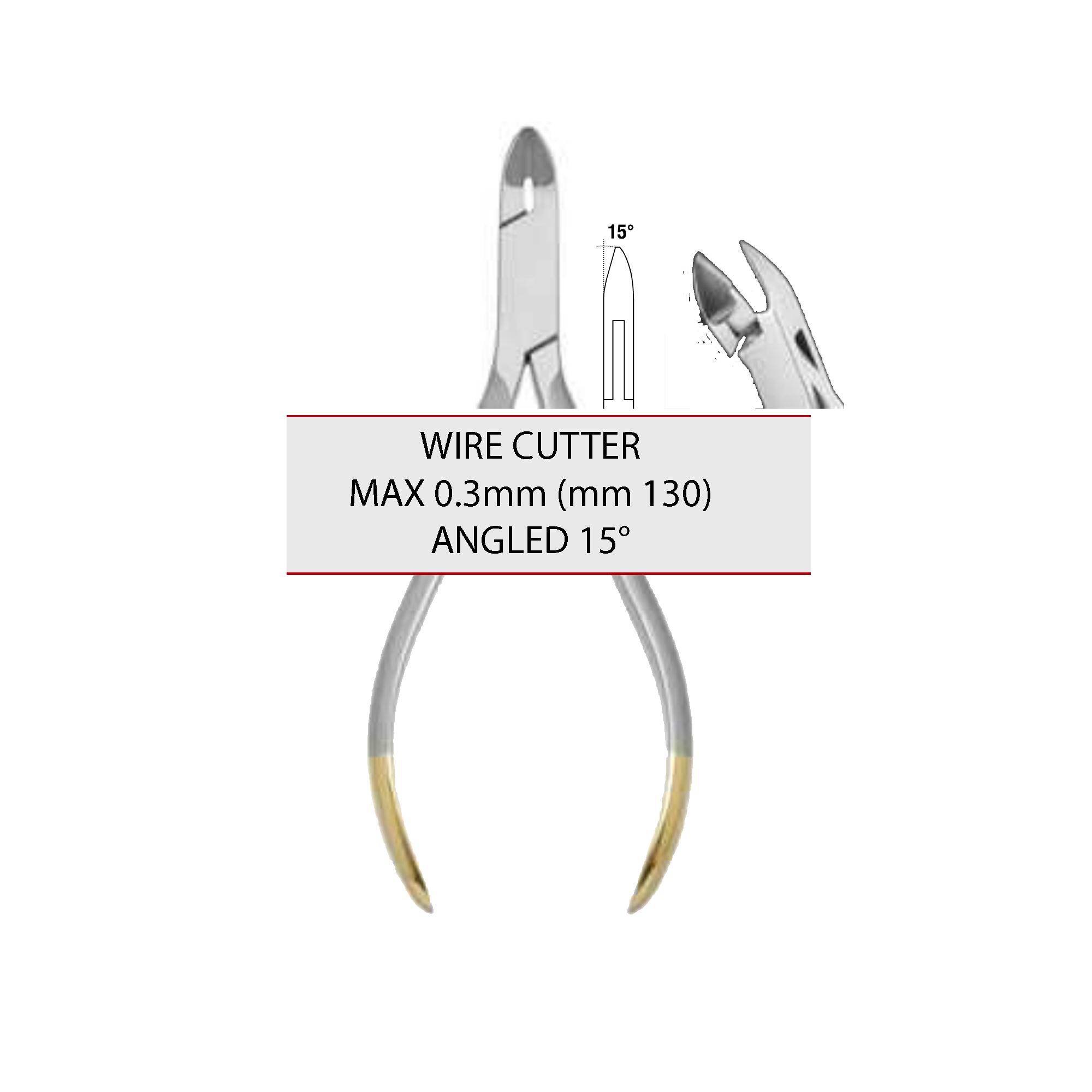 Kniptang 0,3 mm hoek 15° (130 mm) ref. 1022-1