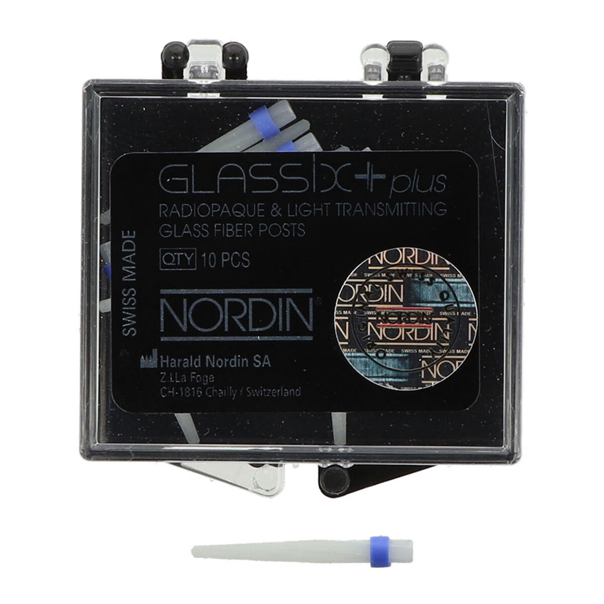 Glassix®Plus Tenons radiopaque renforcés en fibre de verre - nr. 4 (bleu)