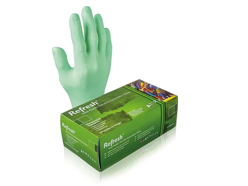Aurelia Refresh gant latex non-poudré