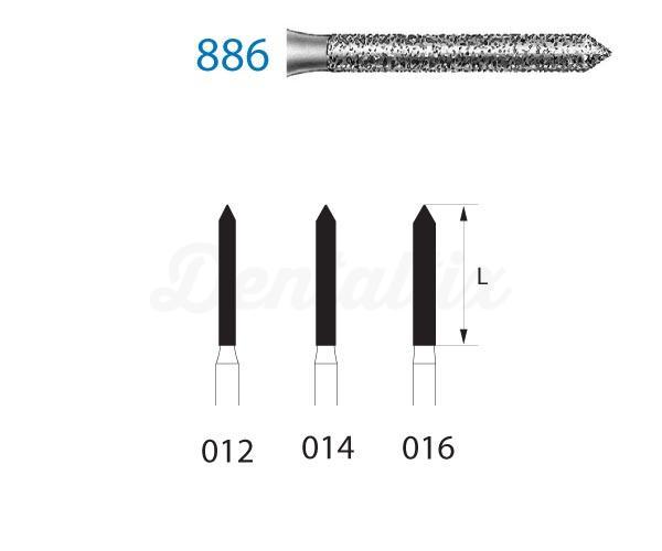 Diamantboor 886 torpedo FG (5 st.)
