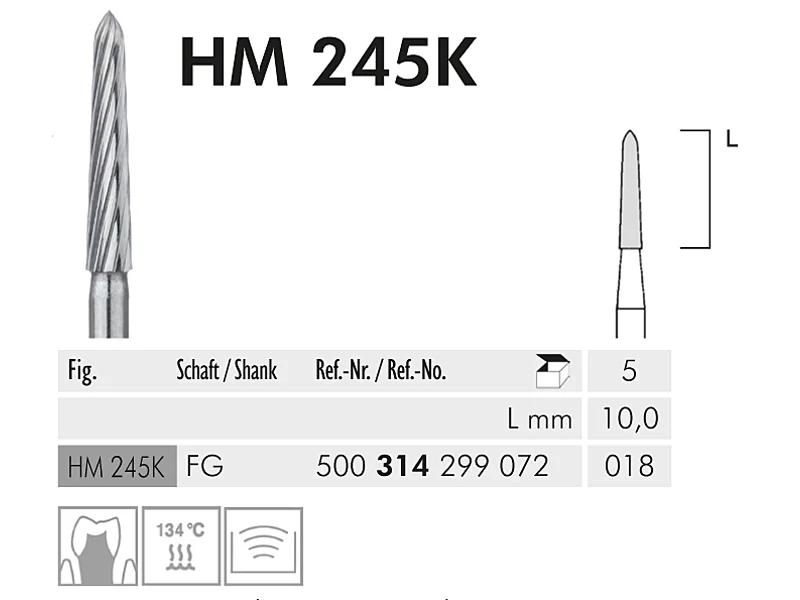 HM 245 K FG 018 hardmetaalboor