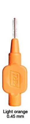 TePe® brossettes interdentaires Extra Soft Ø 0,45mm (orange clair) - 25pces
