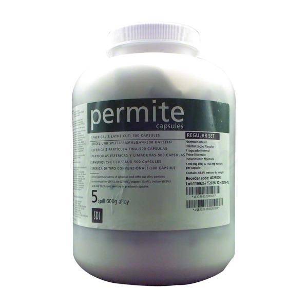 Permite Capsules : amalgame à prise régulière (500 unités)