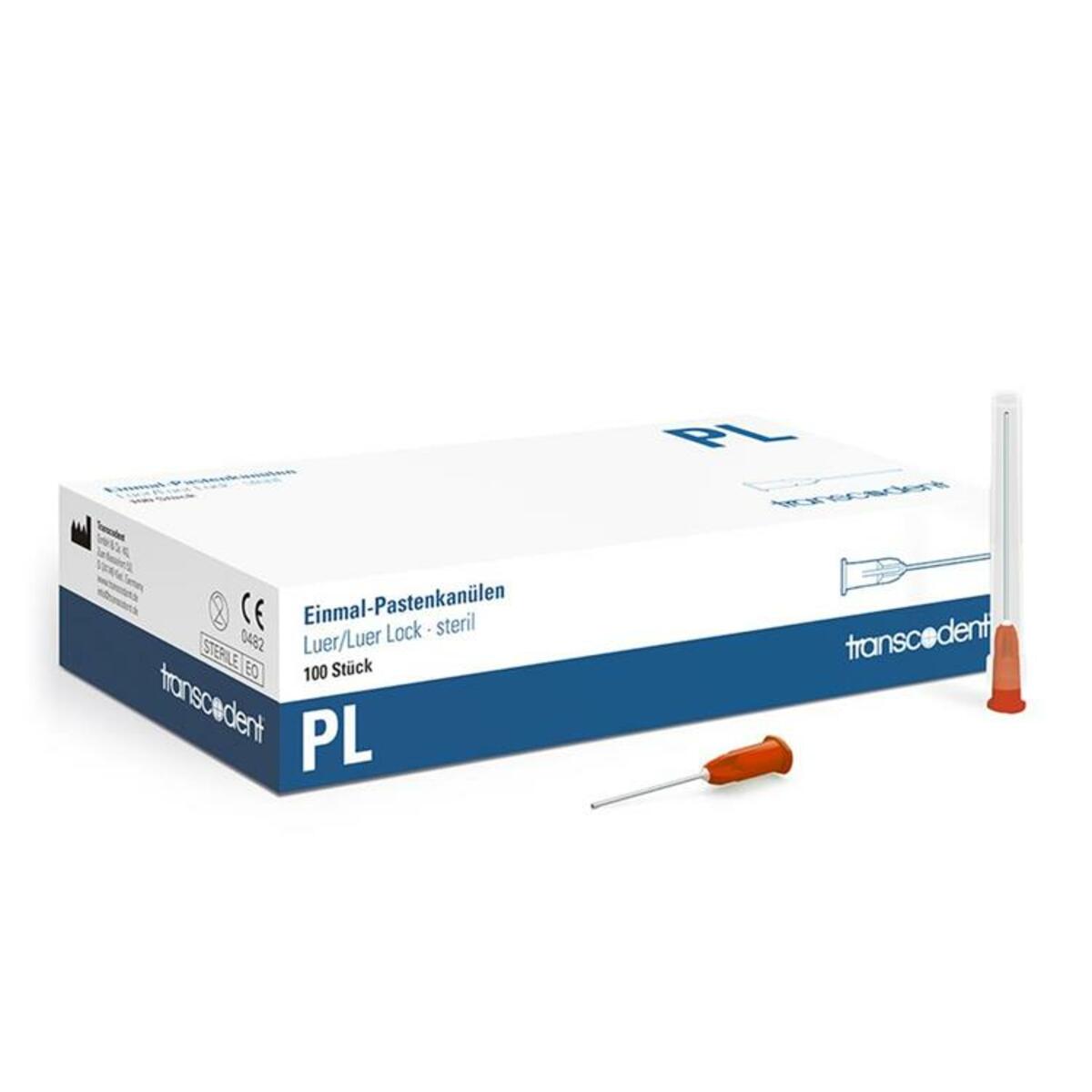 Transcodent aiguilles endo Luer 0.9x23mm jaunes