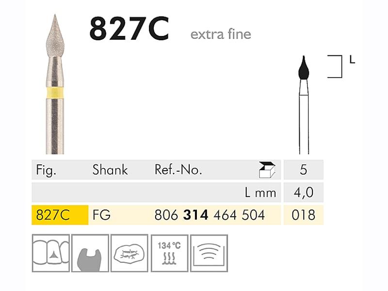 827 C FG 018 instrument diamanté