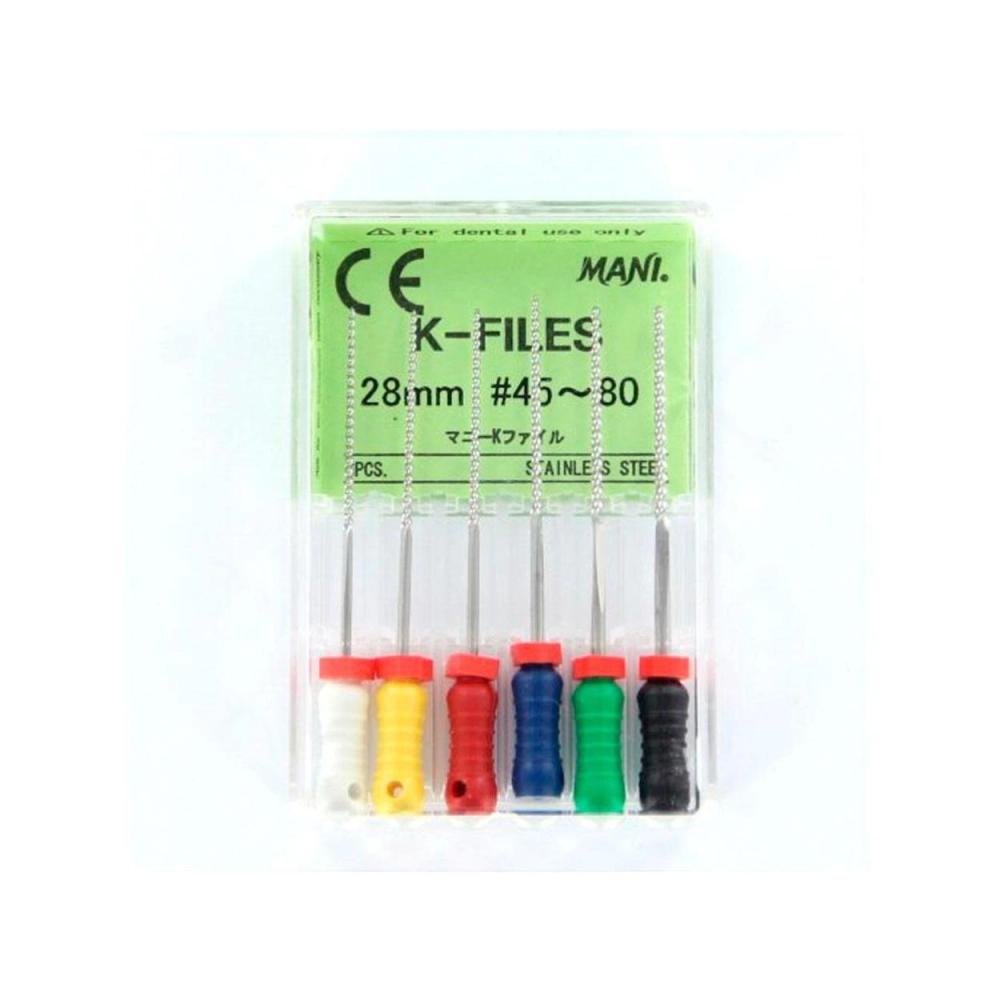 Mani K-limes 28 mm ISO no.45-80 6 pcs