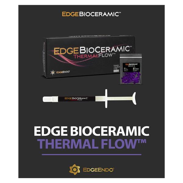 EdgeBioCeramic ThermalFlow - Seringue 1,5 gr et 15 embouts à usage unique.
