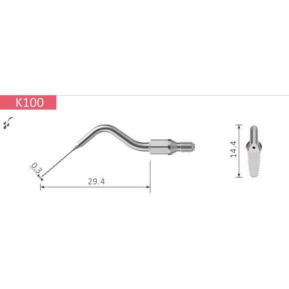 Xpedent Surgical Tip voor Sonicflex/Sonicline - Div. Maten