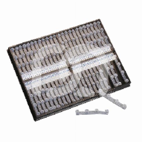Moules transparents - le lot de 5 barrettes de 4 moules soit 20 moules
