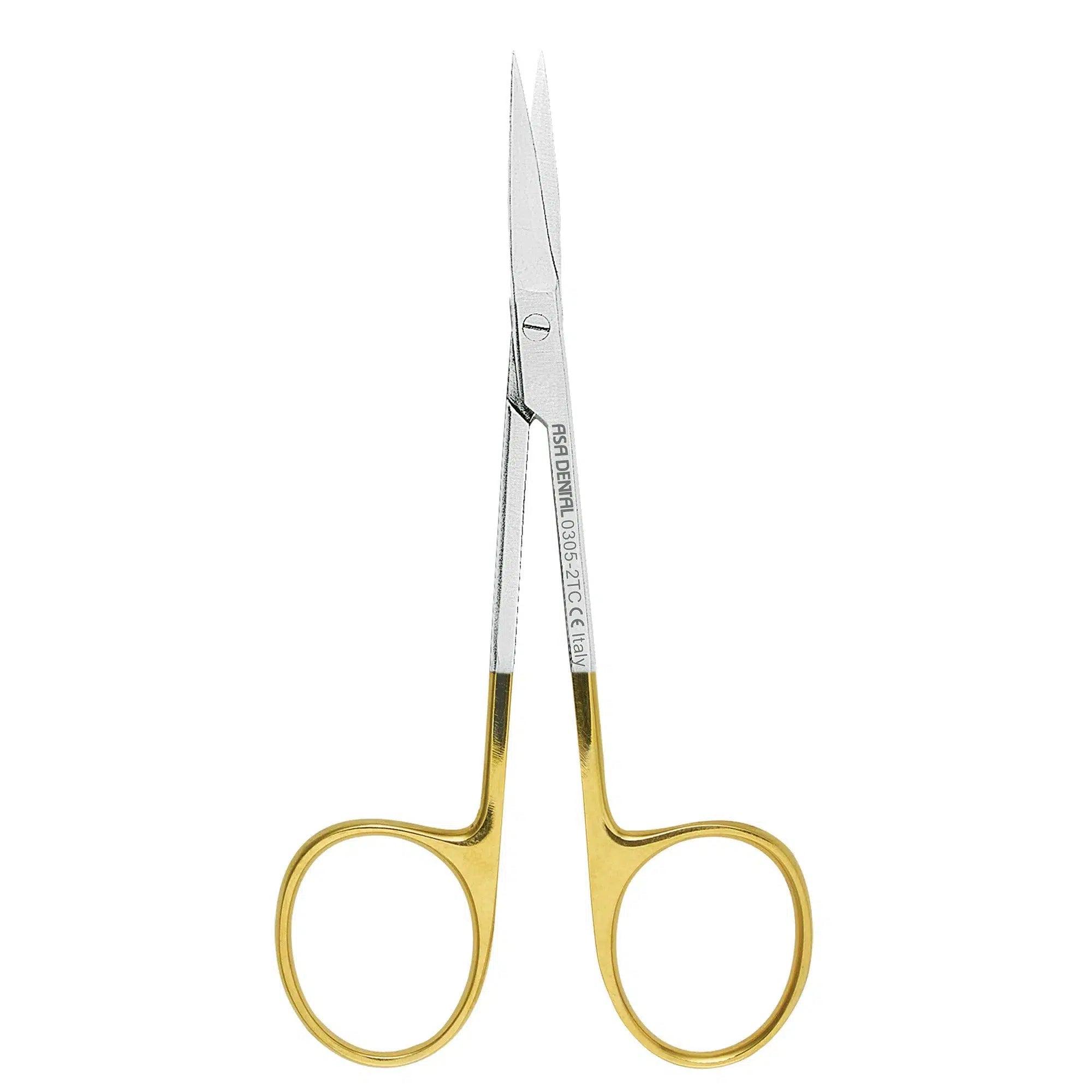 Asa Dental Tandvleesschaar / Gum scissors #2 Iris TC Gebogen (11 cm)