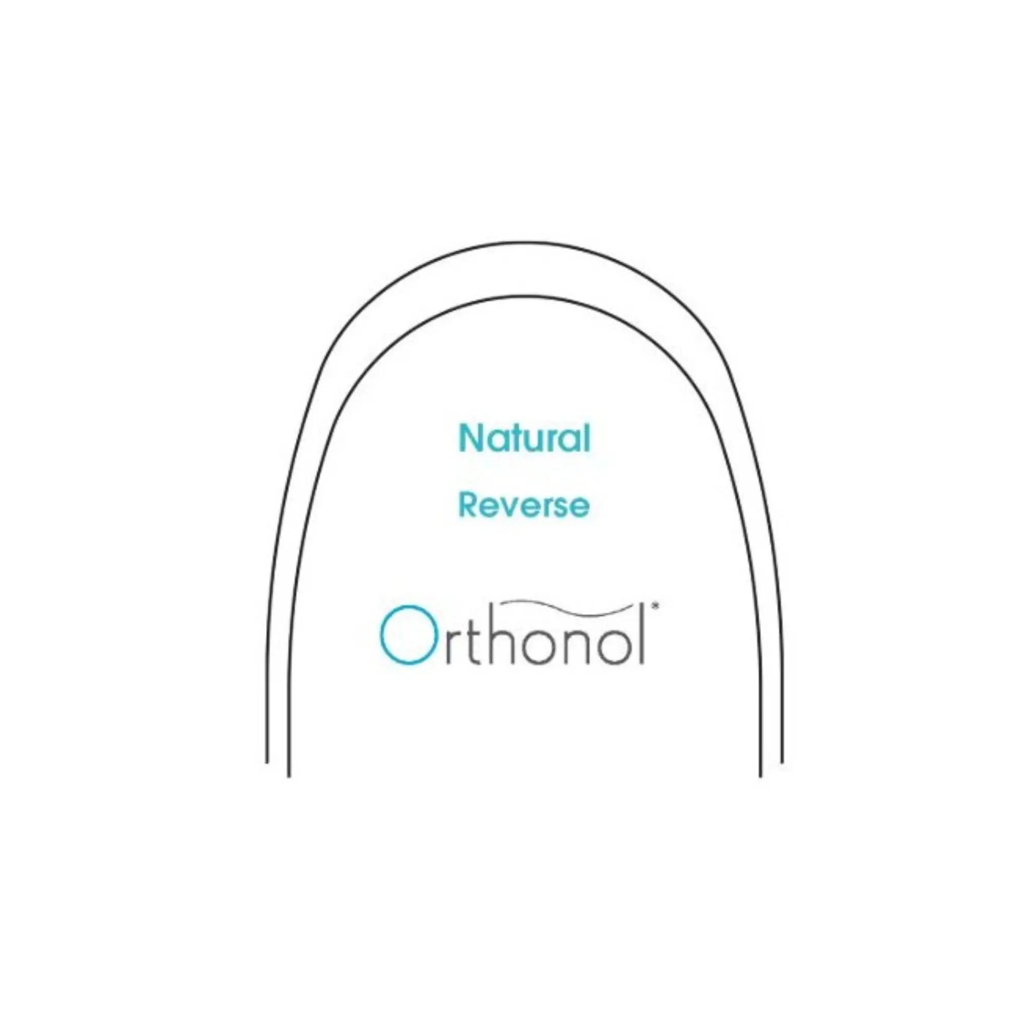 Arch Reverse Curve Orthonol SuperElastic Nickel Titanium Natural Form