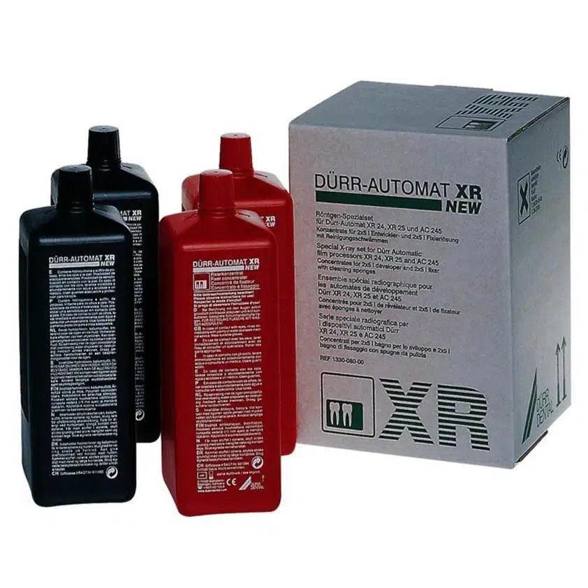 Set de développement Dürr Automat XR pour films radiographiques (2 x 2 x 5 L)