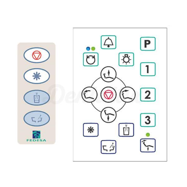 Astral membraantoetsenbordkit voor behandelaars- en assistentieconsole van Fedesa-behandelstoelen