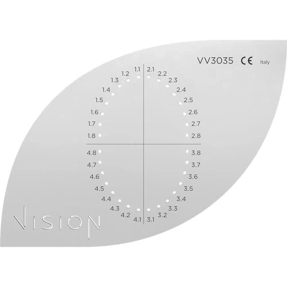 Gabarit pour digue Asa Dental Vision Shade (épaisseur 1 mm)