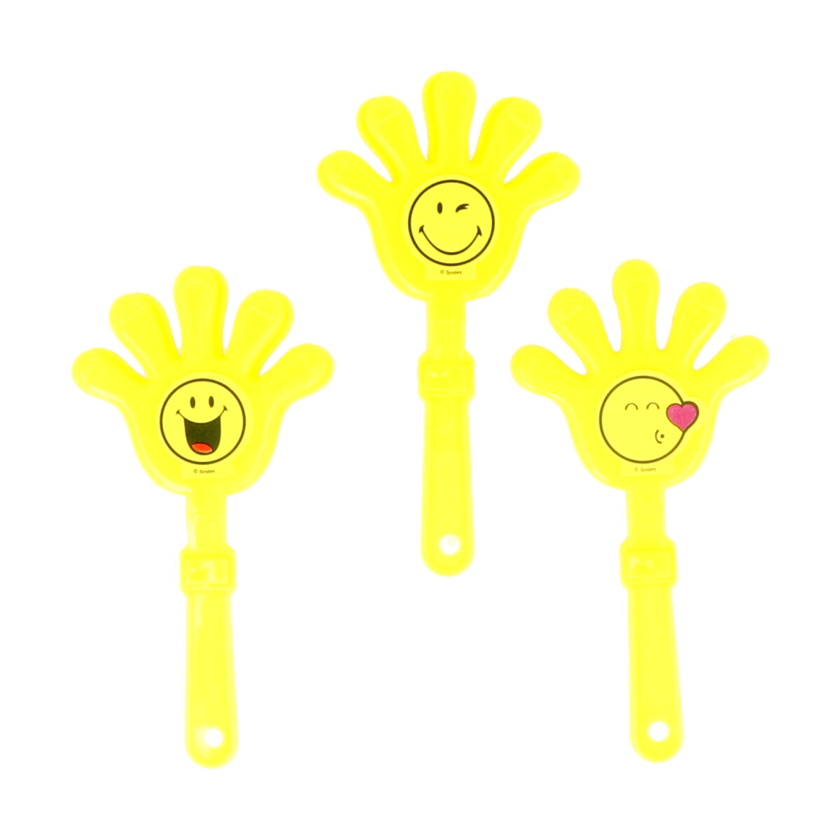 Intro claquettes à mains smiley 10cm