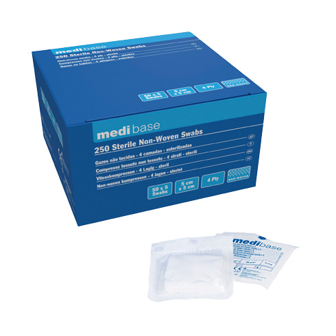 COMPRESSES NON-TISSEES STERILES  - 5X5CM (50X5)