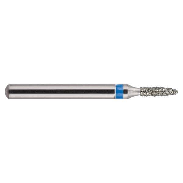Fraises diamantées NeoDiamond FG - 247 flamme - ISO 016, moyen (bleu), 10 pcs