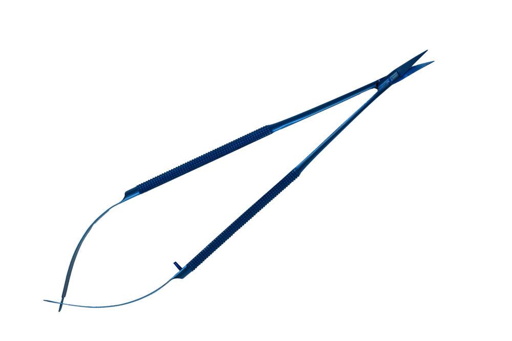 Micro-schaar ronde handgreep recht 17cm titanium ref. 1002-29