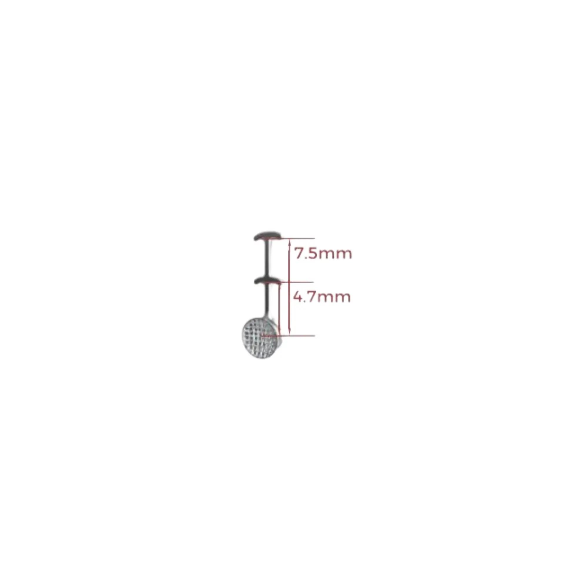 Bondable Buttons with double T-hooks (10)
